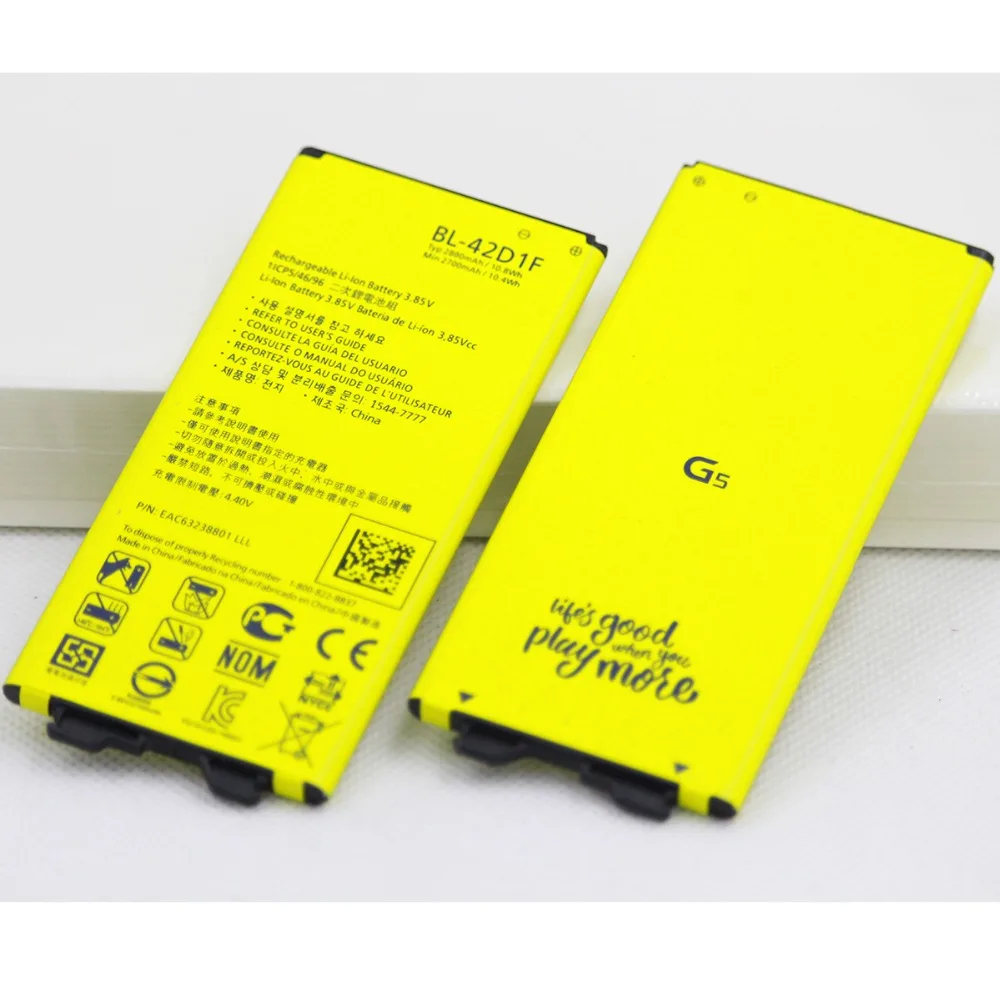 

BL-42D1F Mobile Phone Battery For LG G5 VS987 US992 H820 H840 H850 H830 H831 H868 BL 42D1F 2800mAh Internal Battery
