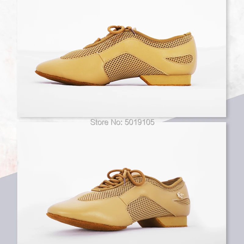 2019 New Unisex ballroom BD dance shoes Teaching Training Shoes flat Heel for men and women Latin Salsa Dancing shoes Split Sole