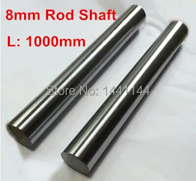 

10pcs/lot harden linear motion round shaft for for CNC DIY length 1000mm Dia. 8mm diameter hardened chrome plated rod