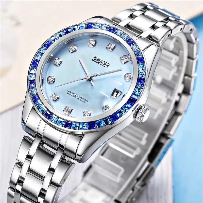 

OUBAOER Brand watch relojes mujer 2017 relogio feminino ladies watch wristwatches women clock women quartz watch horloge saat