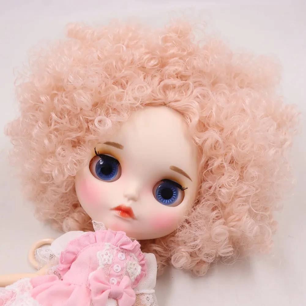 ICY DBS blythe Doll No.BL2352 capelli rosa pallido labbra intagliate viso personalizzato opaco corpo articolato 1/6 bjd ob24 anime girl