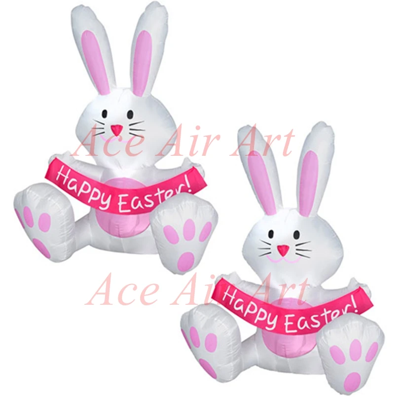 Inflatable Big Balloon for Events and Party, Bunch-Free Banner, Sitting bugs, Happy Easter