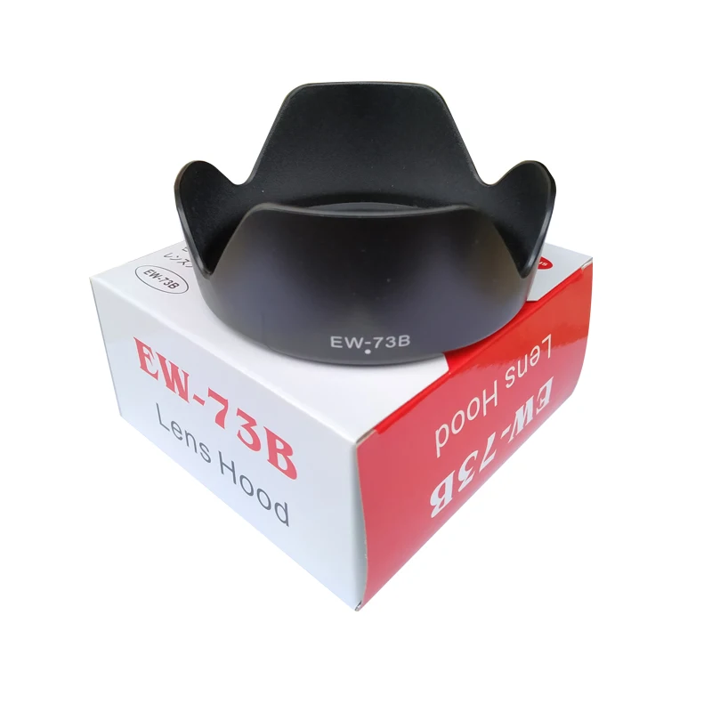 10pcs/lot EW-73B Lens Hood with package box for canon EF-S 18-135mm f/3.5-5.6 IS