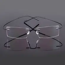 Fashion Rimless Memory Alloy Glasses Frame #2