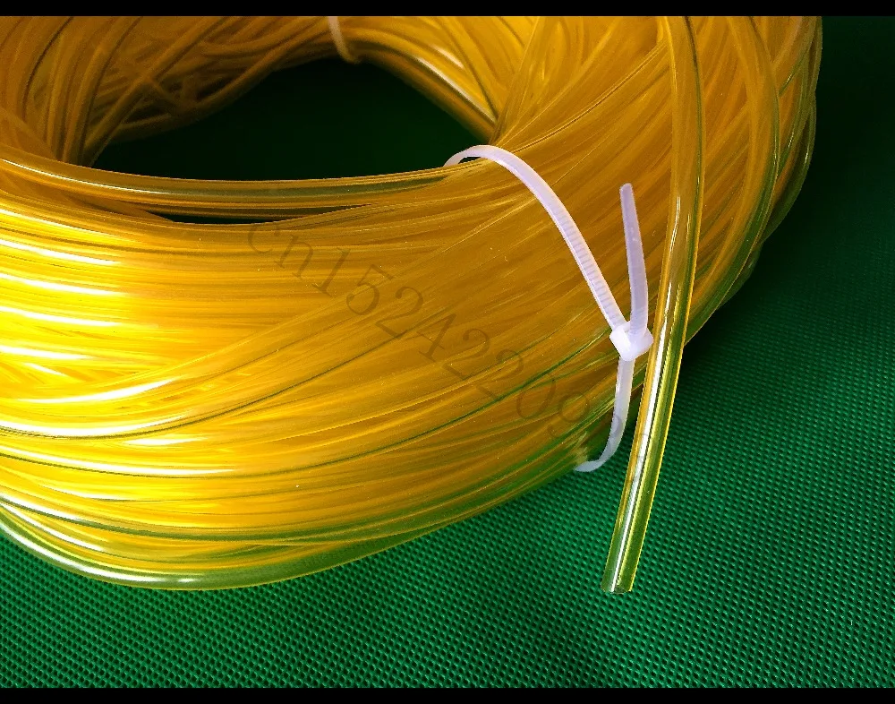 50 Meter Fuel Tank Parts Yellow Fuel Pipe Tube Fuel Line 5mm*3mm For Poulan Chainsaw Trimmer RC Engine Airplane Accessory