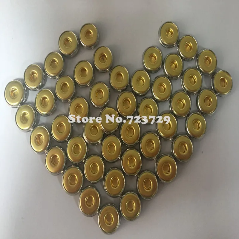 100pcs/Lot Medical ECG Snap Terminal Physiotherapy ECG Machine Parts Metal Stamping Snap-Fastener Metal Buckle Wire Gold Plated