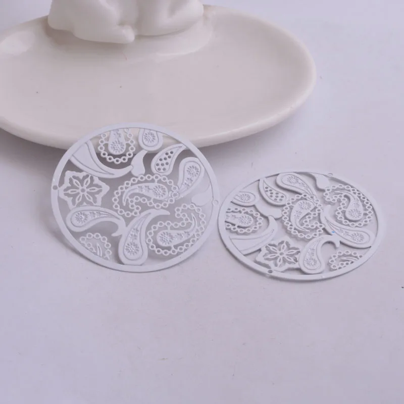 20 Stück AB2585 48mm Große Runde Verbindungsstücke Bunte Anschlüsse für DIY Schmuckherstellung – Detail 2