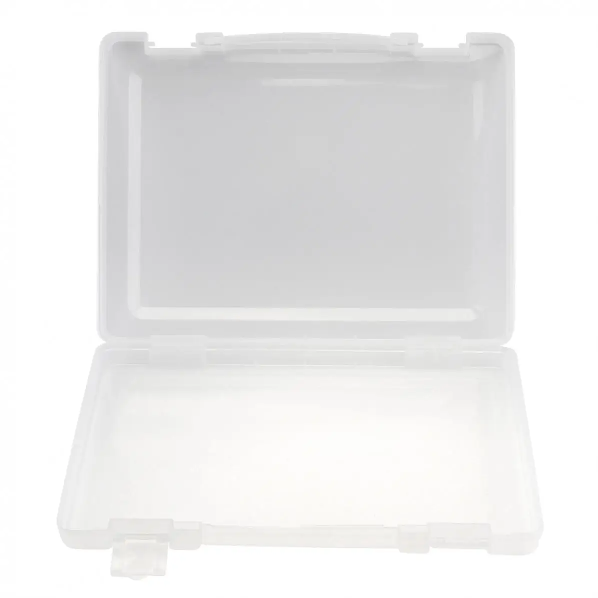 Transparent PP Portable Multifunctional Sample Tool Box Storage Box with 310mm Length and 230mm Width for Hardware Accessories