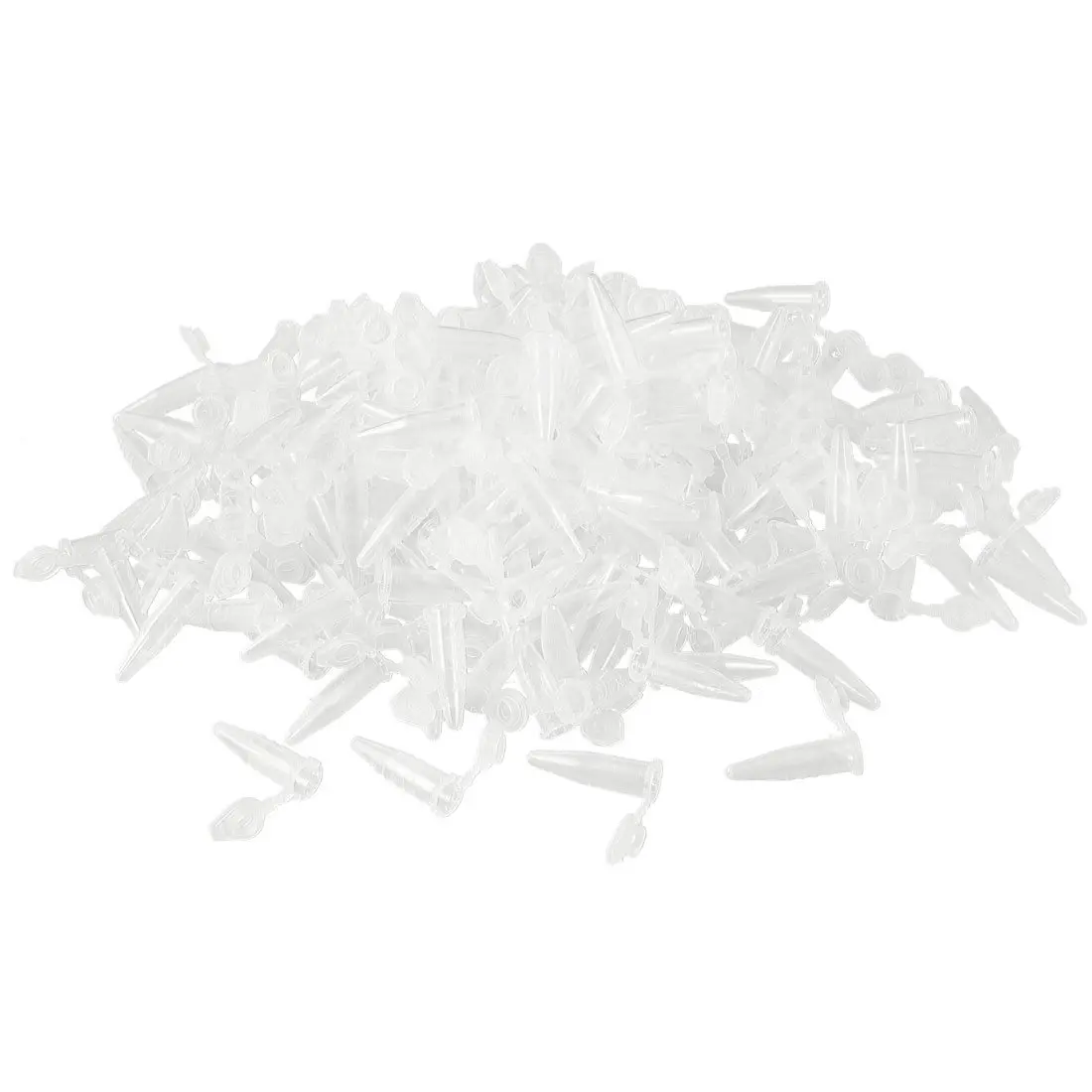 SOSW-1000 Pcs Laboratory Clear White Mark Printed Plastic Centrifuge Tube 0.5ml