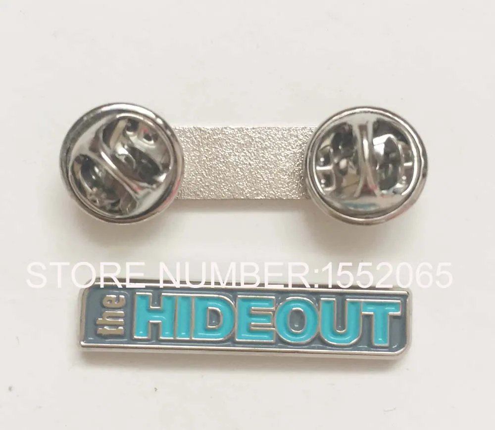 

Custom 1" Hide Out Lapel Pin