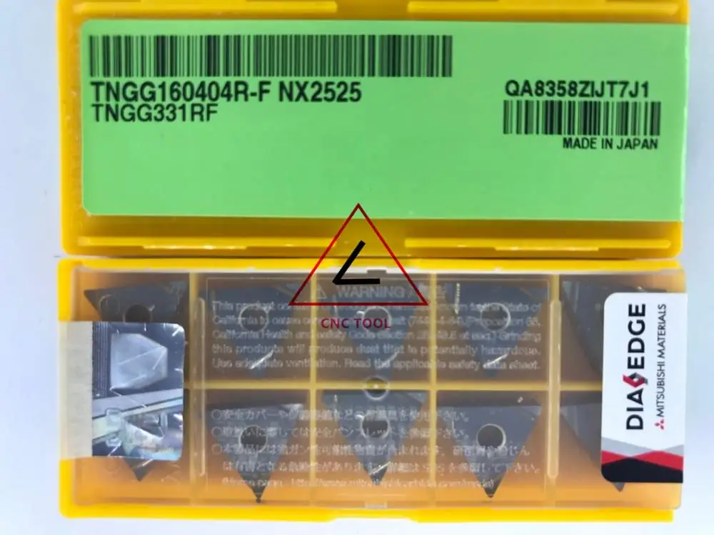 

TNGG160404R-F NX2525 10pcs original turning insert DIAEDGE