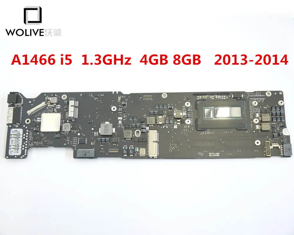 

100% Tested Logic Board for MacBook Air 13" A1466 2013 2014 i5 1.3GHz 4GB 8GB RAM LogicBoard 820-3437-A / B