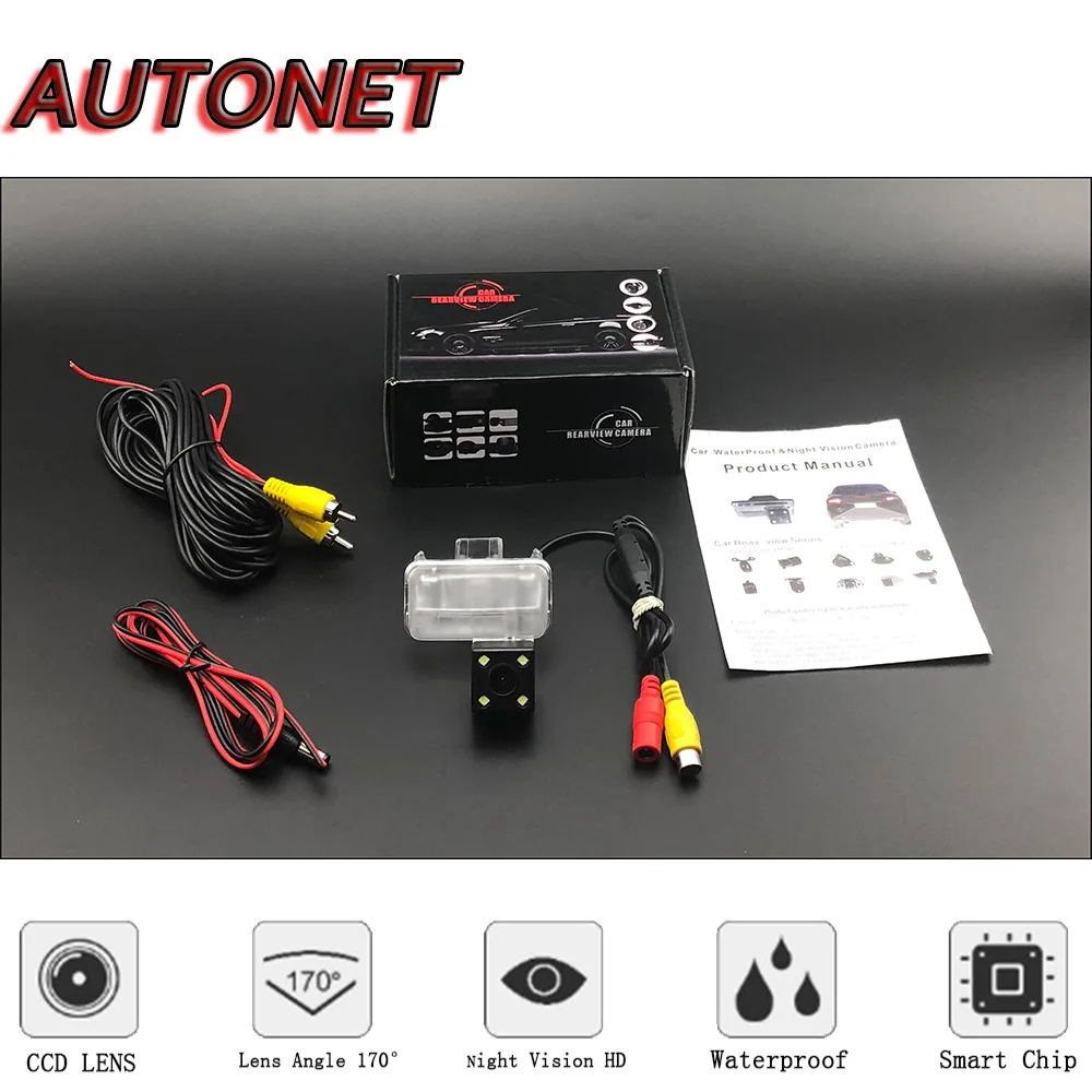 AUTONET HD Night Vision Backup Rear View camera For Toyota Avalon XX30 2004~2012 CCD/license plate Camera