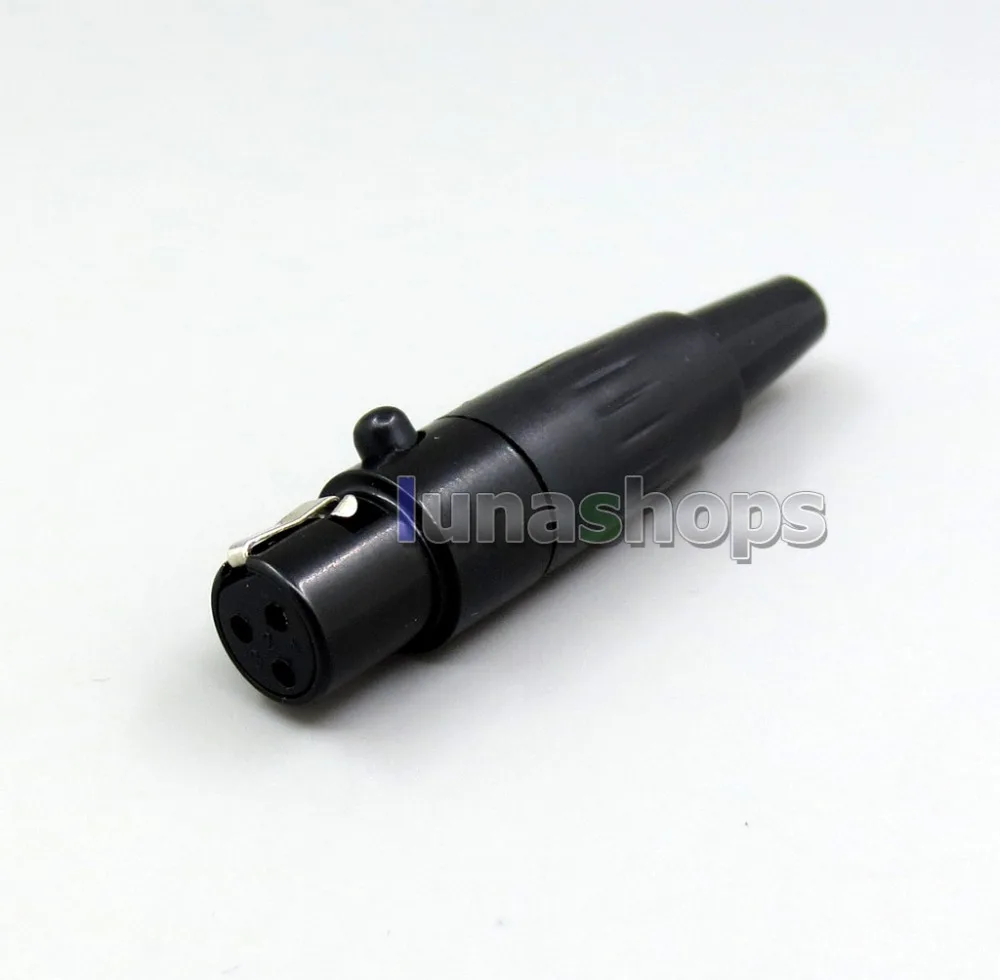 LN006268 Black Headphone Mini XLR 3 Pin For   K271 K272 K240 K242 Q701 K141 K171 K181 Q701 K271S K271MKII K240S