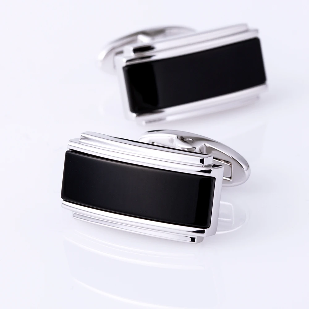 KFLK Jewelry shirt cufflink for mens designer Brand Black Cuff link french Button High Quality Luxury Wedding male guests