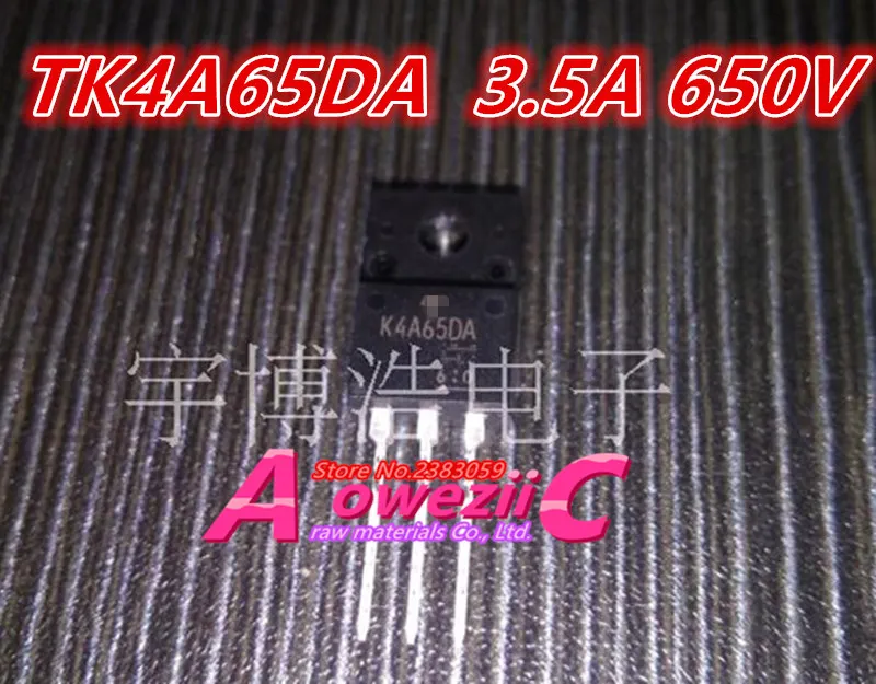 Aoweziic 100% 신규 수입 원래 TK4A50D K4A50D TK4A60D K4A60D TK4A60DB K4A60DB TK4A60DAR K4A60DAR TK4A65DA K4A65DA TO-220F