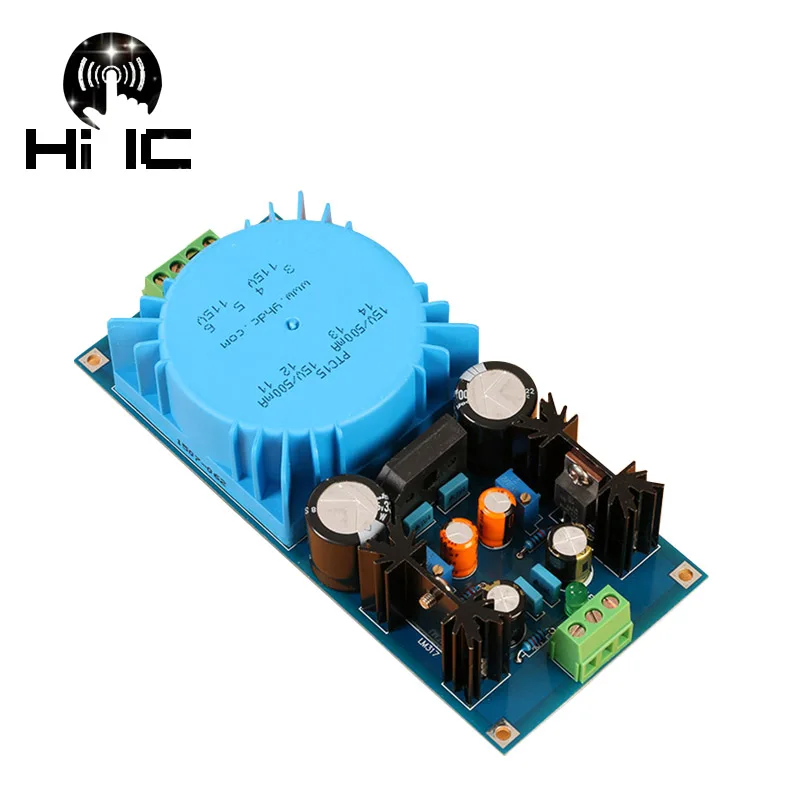 LM317 / LM337 Regulator Adjustable Dual Voltage Regulator Power Supply Module Board 220V Input Dual Voltage Output