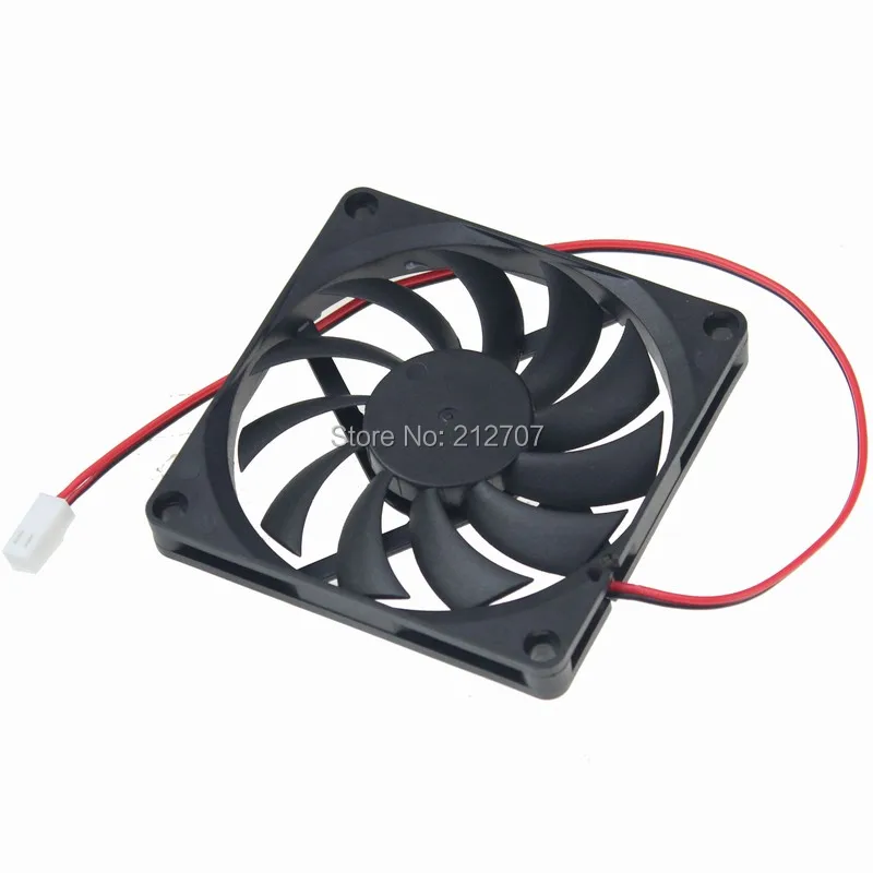 50 Pieces/lot Gdstime 8010 80x80x10mm 2Pin-2510 Connector Computer 80mm 12V DC Cooling Fan Cooler