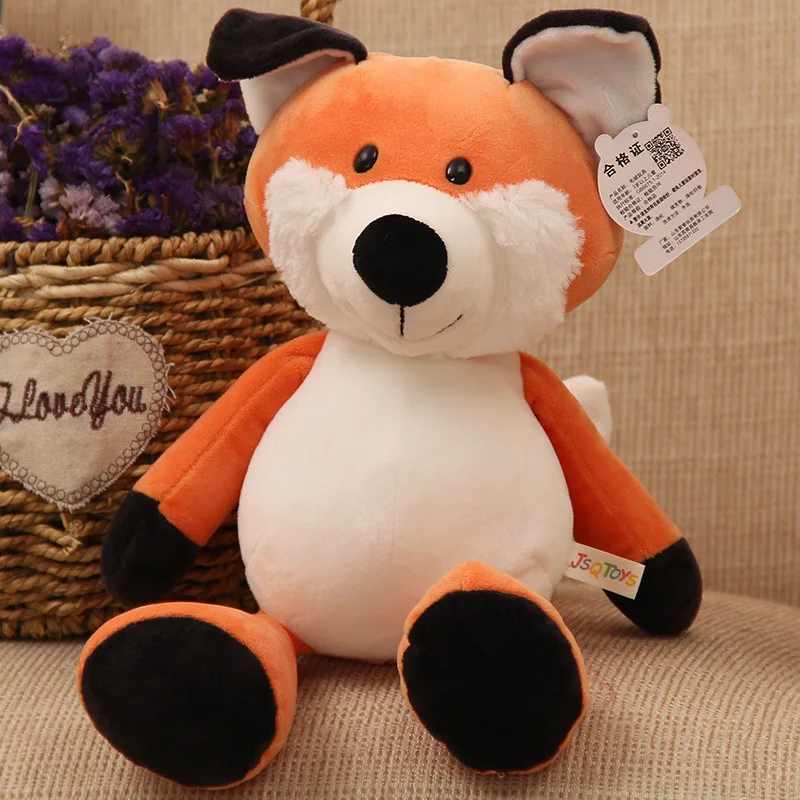 100% new arrival about 35cm cartoon fox plush toy soft doll children's toy birthday gift w1751