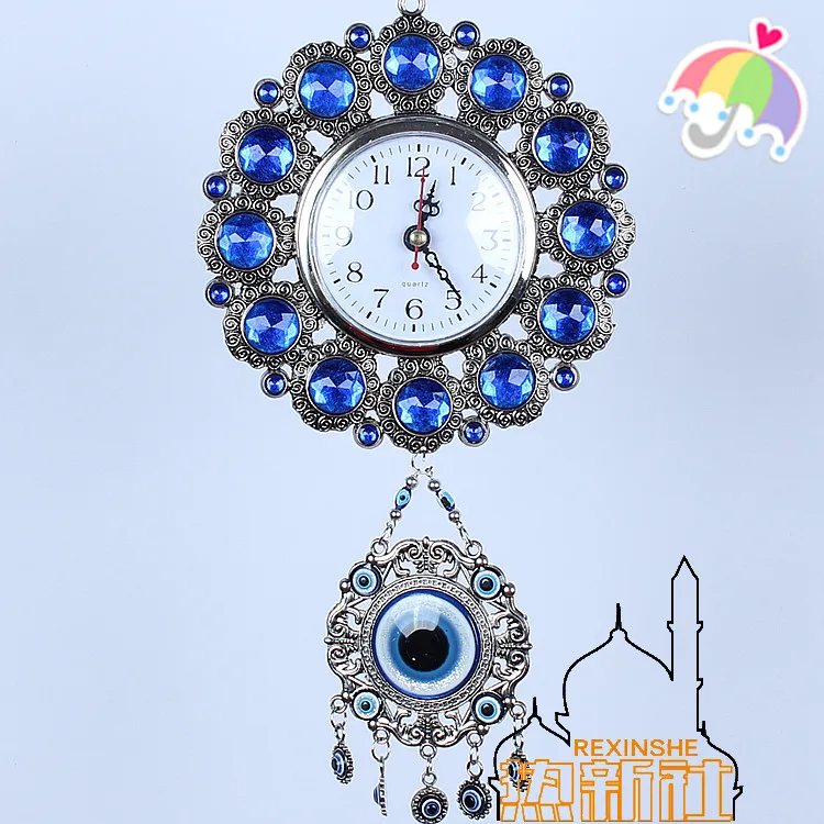 

Turkey blue eyes hanging diamond eyes watch Muslim peace watch pendant pendant evil "