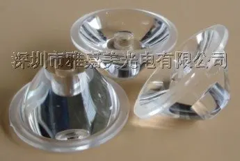 Wholesale-High Power LED Lens 36MM smooth lens 15 degrees optical lens  1W 3W Reflector Collimator