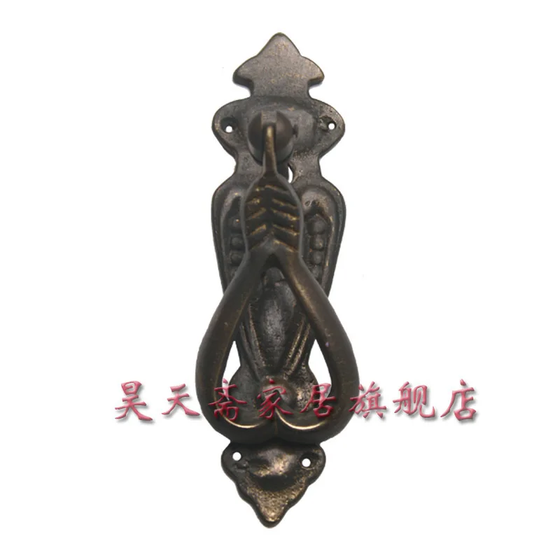 [Haotian vegetarian] antique copper handle / Antique Hardware / ancient Accessories / copper ornaments HTD-033