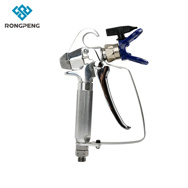 RONGPENG 3600PSI High Pressure 818C Airless Spray Gun With 517 Nozzle Tip and Tip Guard Drop Shipping