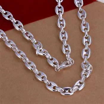 Wholesale fashion jewelry  Necklace M925 Silver color Necklace . Nice Jewelry. Good Quality N185