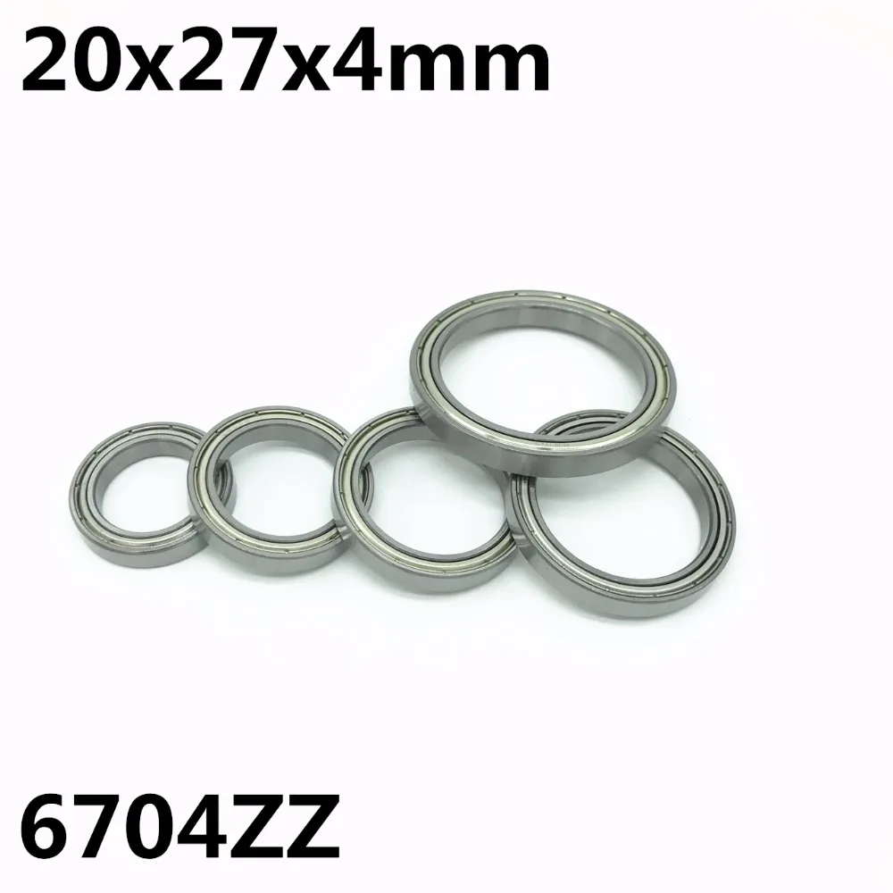 10pcs 6704ZZ The high quality of ultra-thin deep groove ball bearings 20x27x4 mm 61704ZZ 6704 6704Z