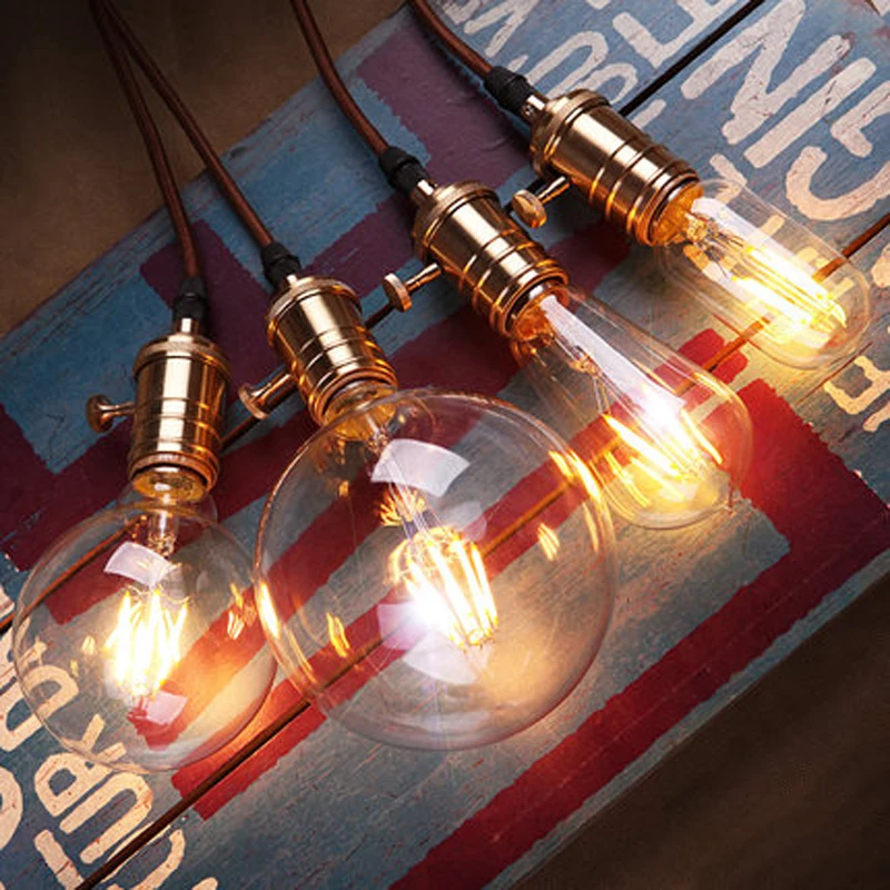 Retro Vintage Edison LED Bulb E27 Filament LED Lamp 2W 4W 6W 8W LED Light Glass Bulb 220V 240V Lampada Ampoule LED Bombilla