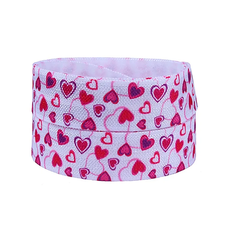 

FLRA FOE FLORA ribbon New valentine foe ribbons fold over elastic ribbon