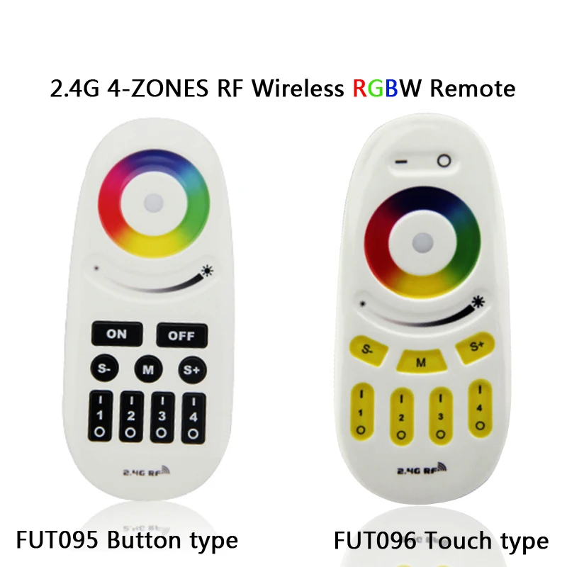 Miboxer FUT091/FUT092/FUT095/FUT096/FUT098/FUT006/FUT007/FUT089 2.4G wireless RF RGB CCT RGBWW RGB+CCT Remote controller