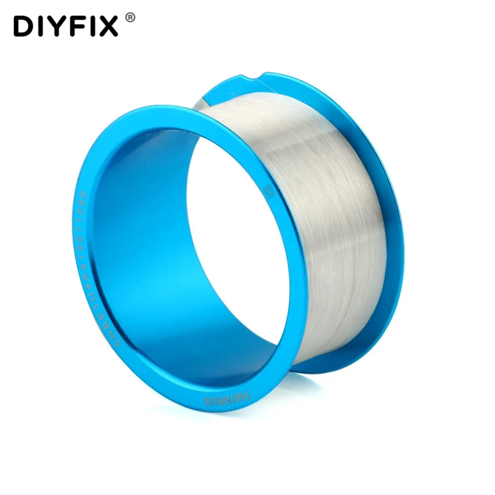 고급 실버 플라잉 와이어 납땜 인두 팁 0.008mm 500M 플라잉 라인 CPU 솔더 조인트 아이폰 지문 라인 유지 보수