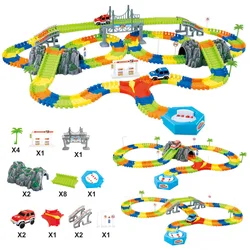 5.5cm auto per ragazzo accessori universali fai-da-te pista magica divertente pista flessibile bagliore pista bagliore nel buio giocattoli per bambini