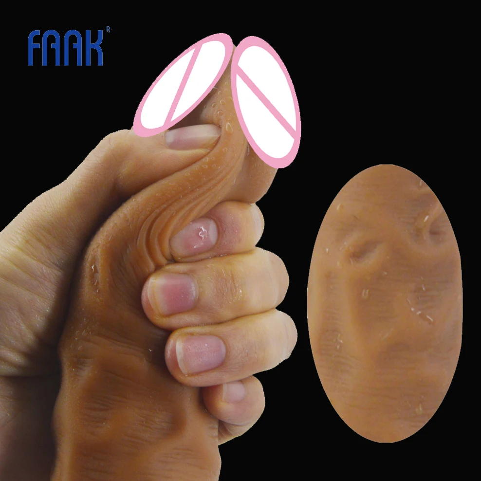 FAAK dual layer silicone dildo with suction cup strap on penis realistic pants harness strapon dildos discreet package sex toys