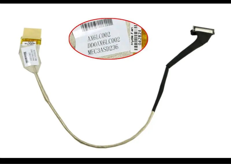 hp-g62qqcompresariocq62シリーズdd0ax6lc002用lcdケーブル
