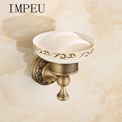 European Traditional Soap Dish, Antique Brass finish, Solid Brass Material