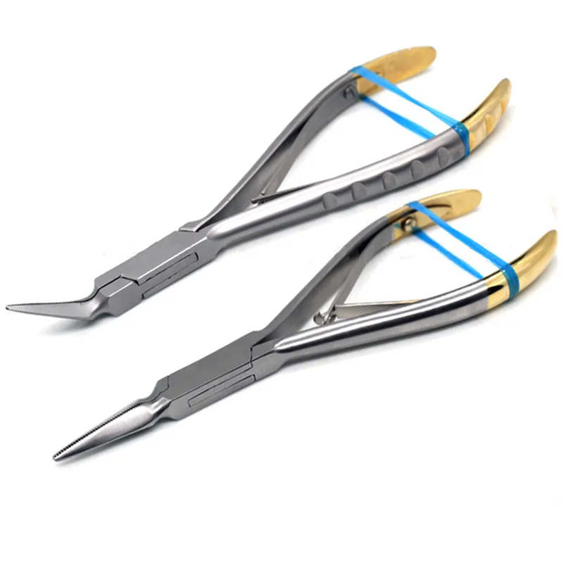 

Dental stump Tweezers Tooth removal Tweezers Minimally invasive grip Tooth forceps Straight / Curved for choose