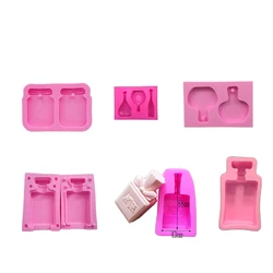 Kitchen Accessories Perfume Bottle Wine Cooking Tools Fondant Silicone Mold For Baking Cake Decorating Candy Resin Craft Bakery