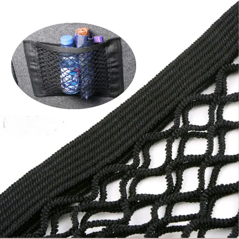 New Car Trunk Seat Elastic String Net Mesh Storage Bag for lexus lada vesta nissan qashqai j11 kia sorento mercedes . benz asx