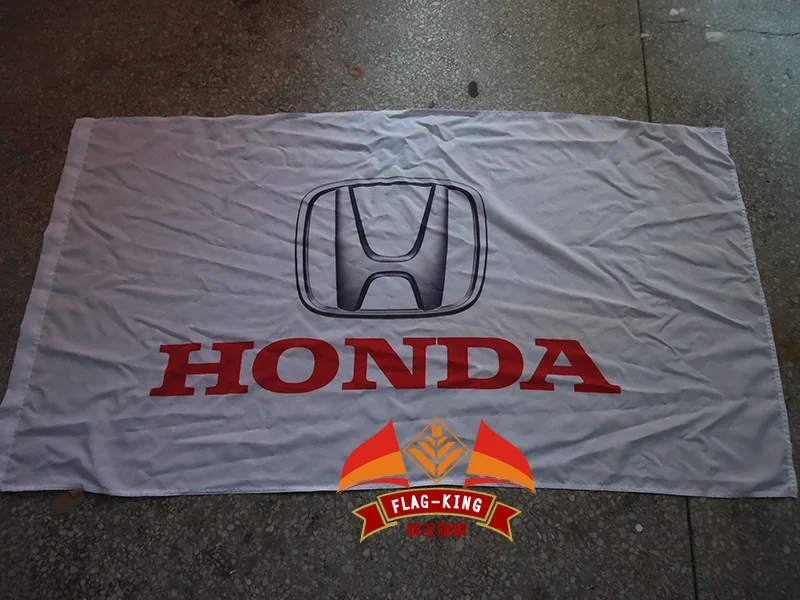 HonDa car  logo flag,HonDa car racing club flag, 90*150CM polyster banner