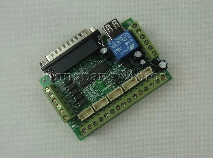 CNC mach3 Router 3 Axis Kit,TB6600 3 Axis Stepper Motor Driver Controller kit 4.5A + one 5 axis breakout board