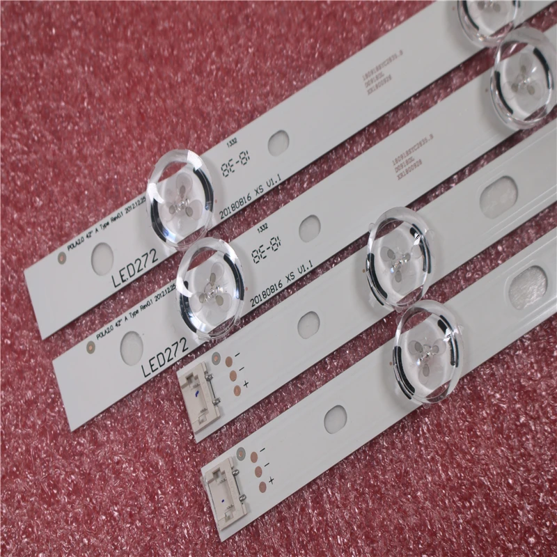 10pcs LED Backlight Strip For LG 42LN5708-ZA 42LN575S  42LN5406 42LN5750 42LN5300 Innotek POLA2.0 POLA 2.0 42 A B