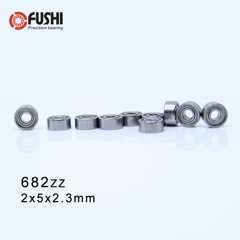 

682ZZ ABEC-1 (100PCS) 2x5x2.3mm CS682 Miniature Ball l Bearings 618/2ZZ