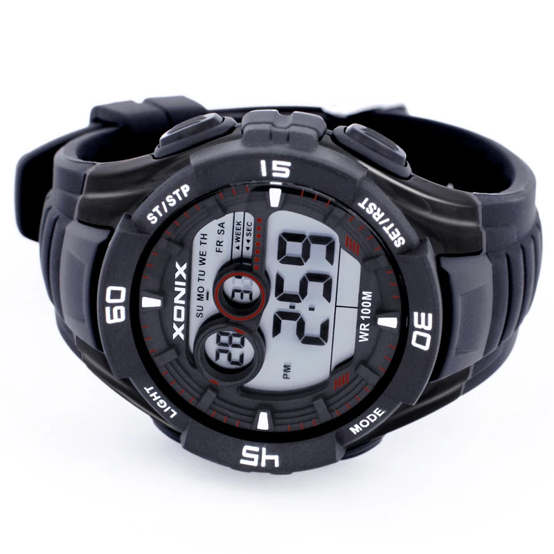 GOLDEN Brands  Good Quality Swimming Diving Alarm Countdown Waterproof 100m Outdoor Watches Sport Digital Chronograph Men JK