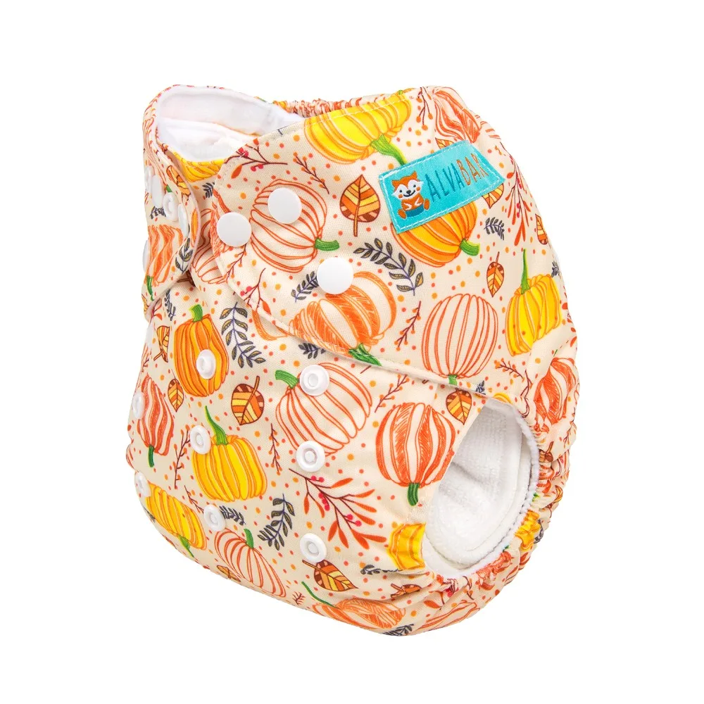 New Arrival! Alvababy Cloth Diapers Baby Pocket Diaper with 1pc Microfiber Insert