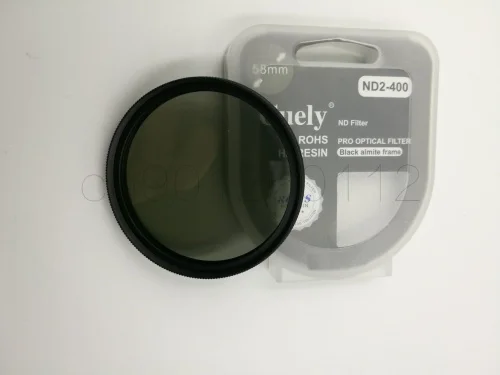 49 52 55 58 62 67 72 77 82mm Fader Neutral Density ND Filter Adjustable from ND2 to ND400 ND2-ND400 for Canon For nikon DSLR