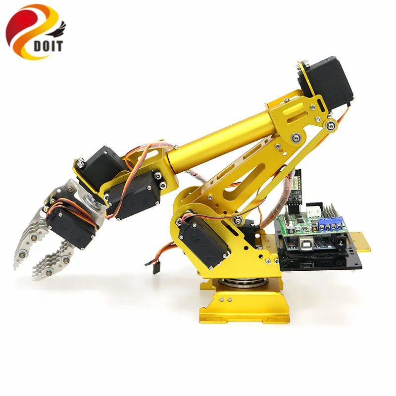 

Wifi/Bluetooth/PS2 Control 6DOF Robotic Arm ABB Robotic Model Operating Arm with 360 Degree Rotating Base