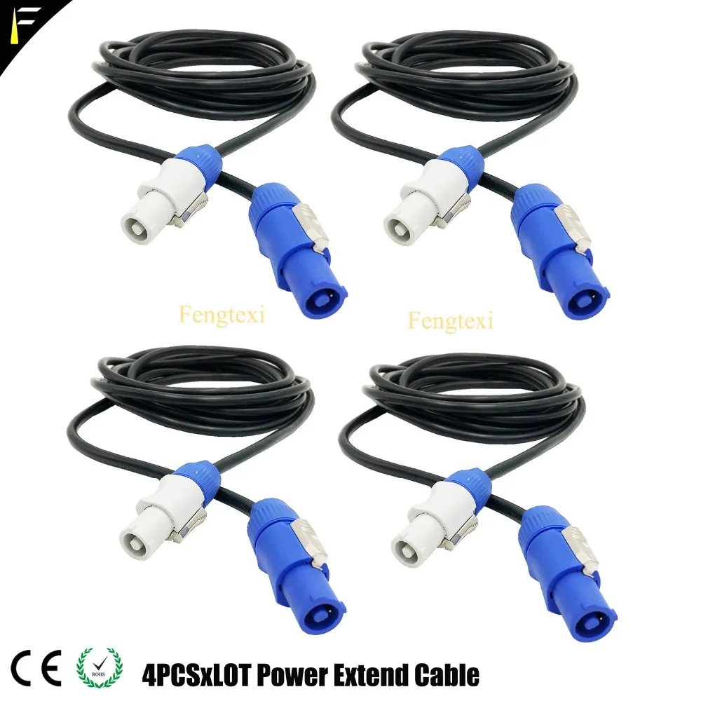 Stage Light Powercon in and out Cables Simple Connector 2m/5m/10w Optional Power Twist Link Cable NC3FCA blue - NC3FCB blue/grey