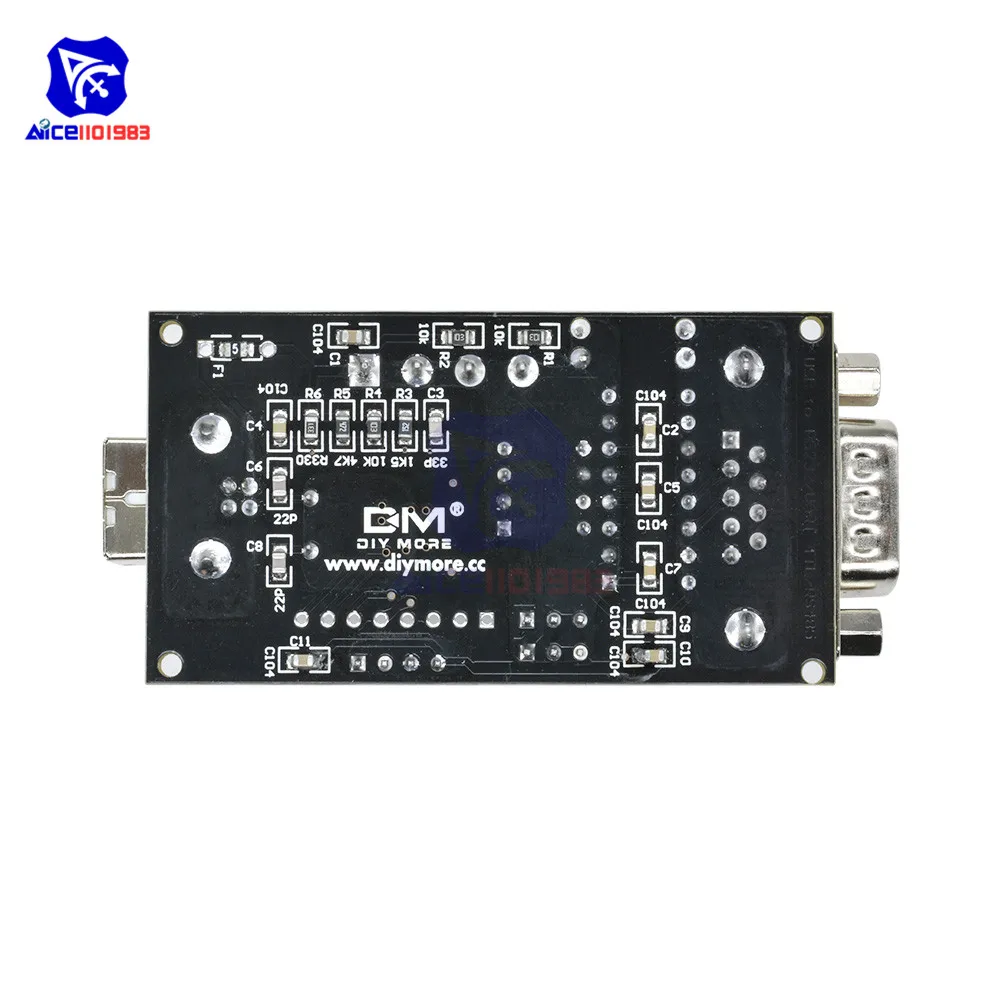 Convertidor USB a Serial RS232/UART TTL/RS485, adaptador DB9, módulo convertidor FTDI FT232BM/BL para Arduino, Windows, MacOS, sistema Linux
